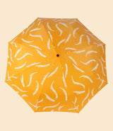 Saffron Brush umbrella by Original Duckhead. Open.