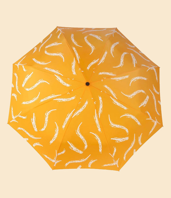 parapluie Saffron Brush par Original Duckhead. Ouvert.