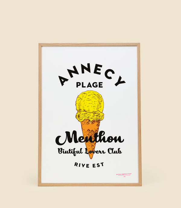 Affiche Annecy Menthon Plage 2023