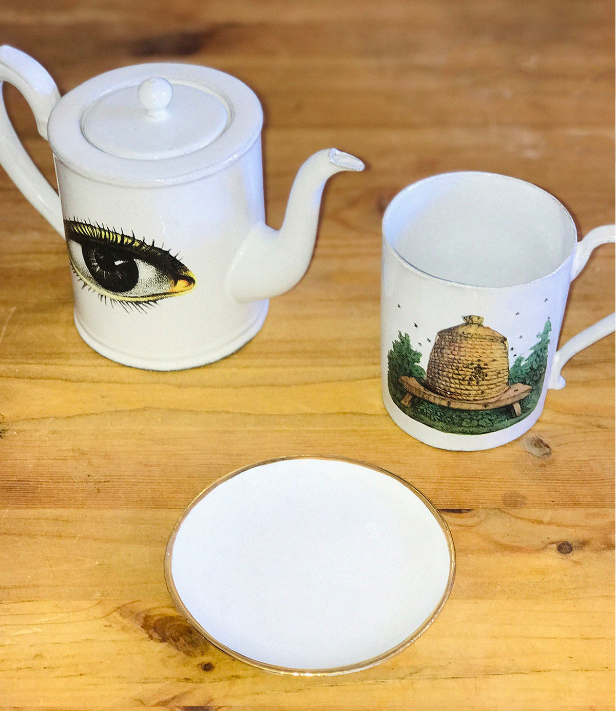 Tasse En Céramique Forme Ruche Inversée – Mug Amusant Et Original 450 Ml Puckator