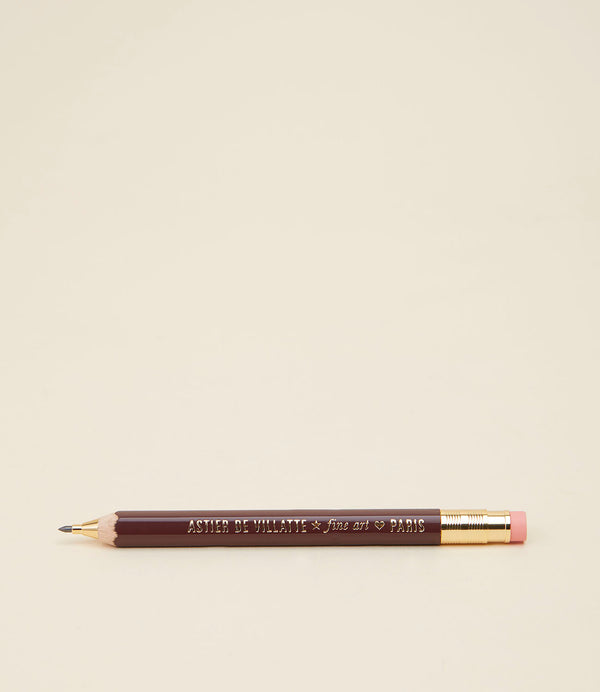 Crayon marron Robusto par Astier de Villatte.