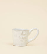 ceramic mug with small Nathalie handles by Astier de Villatte.