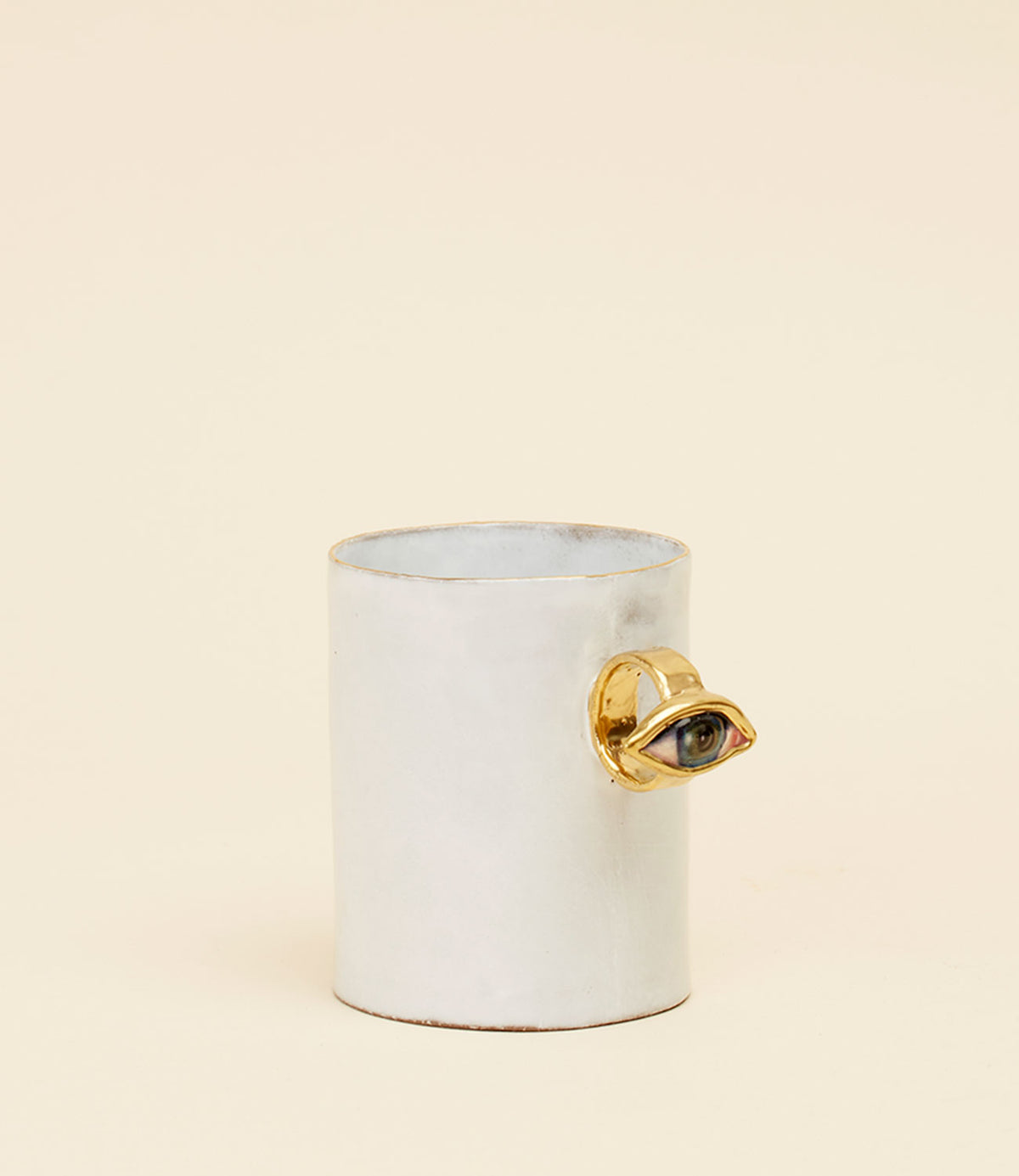 Aster De Vllatte Serena Carone Vanty Ceramc Jewelry Box - Whte