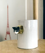 Ceramic Cat Mug Astier de Villatte x Serena Carone.