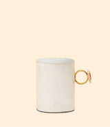 Heart ceramic mug from the Serena collection by Astier de Villatte.