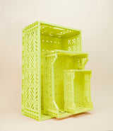 Acid Yellow Foldable Crates by Aykasa
