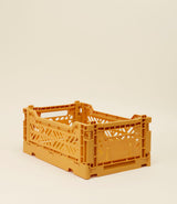 Mustard Foldable Crates by Aykasa