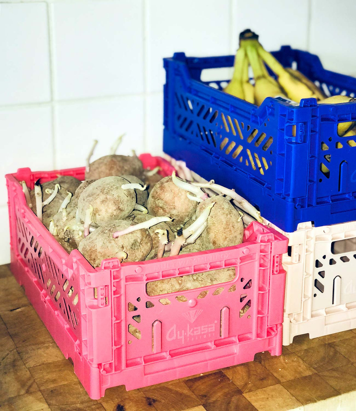Caisse Pliante Empilable Ay-Kasa Midi 40x30x14 Cm - Plastique Solide, Usage Alimentaire, Lave-vaisselle - 11