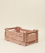 Warm Taupe Foldable Crates by Aykasa