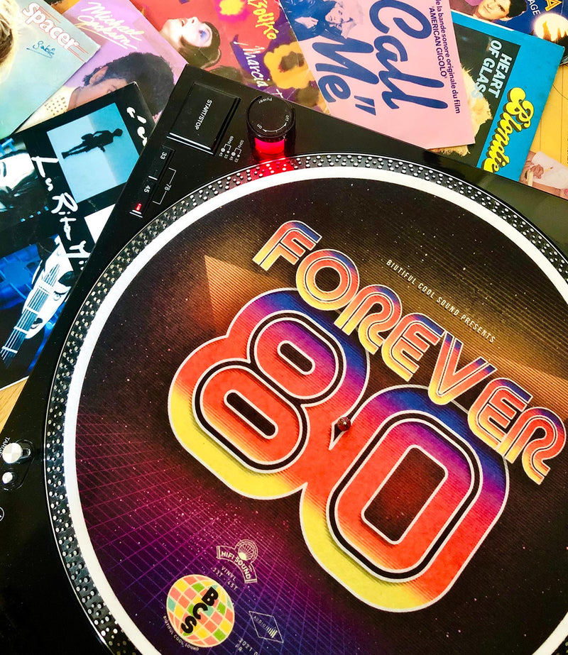 Feutrine vinyle Forever 80 Disco par Biutiful Cool Sound