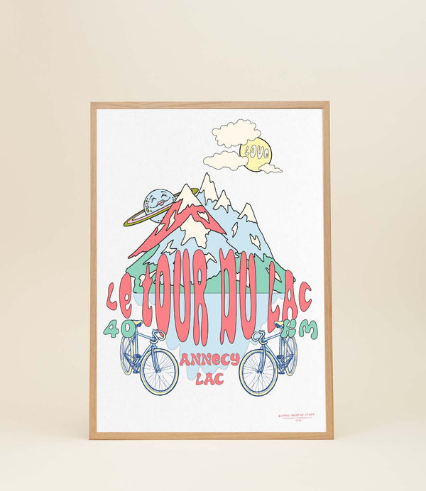 Affiche Tour Du LAc 2022 par Biutiful Lovers Club
