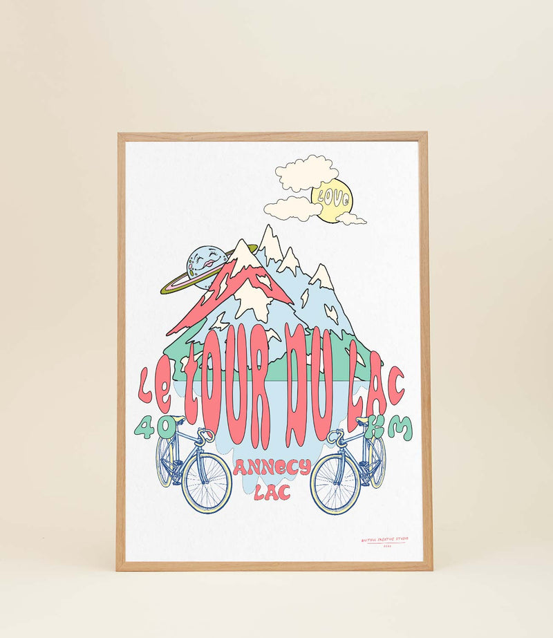 Affiche Tour Du LAc 2022 par Biutiful Lovers Club
