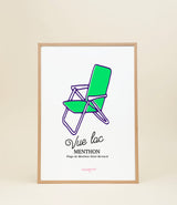 Affiche Vue Lac Menthon par Biutiful Lovers Club.