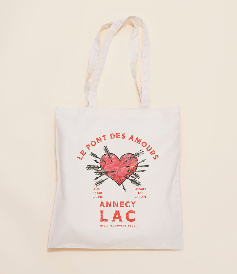 Tote Bag Pont des Amours par Biutiful Lovers Club