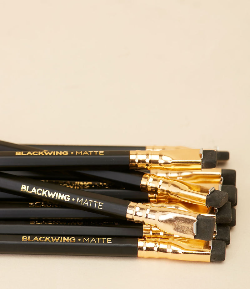 12 Crayons de papier Blackwing Matte