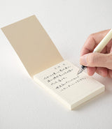 notepad midori paper ambience with post-it journal.