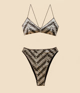 Maillot de Bain Safari 90S Silver